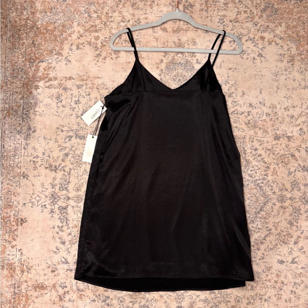 Active USA Black Satin Chemise - Picture 4 of 6